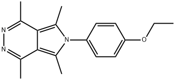 6-(4-ETHOXYPHENYL)-1,4,5,7-TETRAMETHYL-6H-PYRROLO[3,4-D]PYRIDAZINE Structure