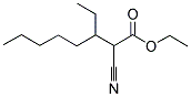 ETHYL 2-CYANO-3-ETHYLOCTANOATE Struktur