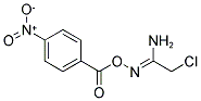 2-CHLORO-N'-[(4-NITROBENZOYL)OXY]ETHANIMIDAMIDE Struktur