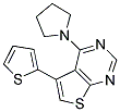 4-PYRROLIDIN-1-YL-5-THIEN-2-YLTHIENO[2,3-D]PYRIMIDINE Struktur
