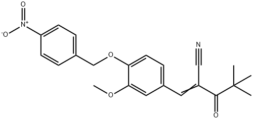 2-(2,2-DIMETHYLPROPANOYL)-3-(3-METHOXY-4-((4-NITROPHENYL)METHOXY)PHENYL)PROP-2-ENENITRILE|