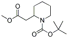 2-METHOXYCARBONYLMETHYL-PIPERIDINE-1-CARBOXYLIC ACID TERT-BUTYL ESTER Struktur