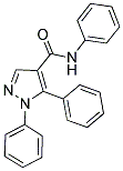 N,1,5-TRIPHENYL-1H-PYRAZOLE-4-CARBOXAMIDE Struktur