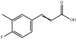 4-FLUORO-3-METHYLCINNAMIC ACID Struktur