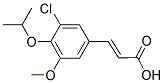 (2E)-3-(3-CHLORO-4-ISOPROPOXY-5-METHOXYPHENYL)ACRYLIC ACID