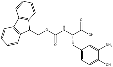 FMOC-3-AMINO-L-TYROSINE Structure