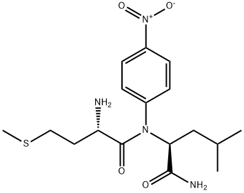 H-MET-LEU-PNA Structure