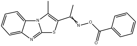 2-[(BENZOYLOXY)ETHANIMIDOYL]-3-METHYL[1,3]THIAZOLO[3,2-A][1,3]BENZIMIDAZOLE|