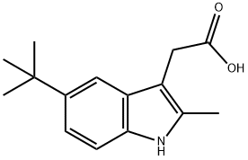 (5-TERT-BUTYL-2-METHYL-1H-INDOL-3-YL)ACETIC ACID Struktur