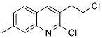 2-CHLORO-3-(2-CHLOROETHYL)-7-METHYLQUINOLINE Structure