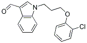 1-[3-(2-CHLOROPHENOXY)PROPYL]-1H-INDOLE-3-CARBALDEHYDE Struktur