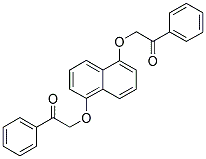 2-([5-(2-OXO-2-PHENYLETHOXY)-1-NAPHTHYL]OXY)-1-PHENYL-1-ETHANONE Struktur