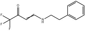 (E)-1,1,1-TRIFLUORO-4-(PHENETHYLAMINO)-3-BUTEN-2-ONE Structure