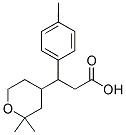 3-(2,2-DIMETHYL-TETRAHYDRO-PYRAN-4-YL)-3-P-TOLYL-PROPIONIC ACID Struktur