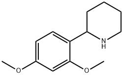2-(2,4-DIMETHOXYPHENYL)PIPERIDINE Struktur