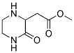 (3-OXO-PIPERAZIN-2-YL)-ACETIC ACID METHYL ESTER Structure