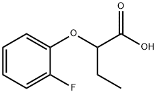 2-(2-FLUORO-PHENOXY)-BUTYRIC ACID Struktur