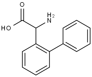 2-AMINOBIPHENYLACETIC ACID Struktur