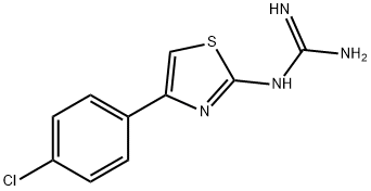 N-[4-(4-CHLORO-PHENYL)-THIAZOL-2-YL]-GUANIDINE Struktur