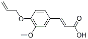 (2E)-3-[4-(ALLYLOXY)-3-METHOXYPHENYL]ACRYLIC ACID Struktur