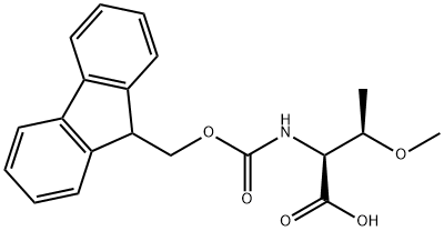 FMOC-2-AMINO-3-METHOXYBUTANOIC ACID Struktur