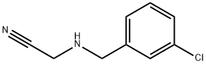 2-[(3-CHLOROBENZYL)AMINO]ACETONITRILE Struktur