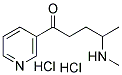 4-(METHYLAMINO)-1-(3-PYRIDYL)-1-PENTANONE, DIHYDROCHLORIDE Structure