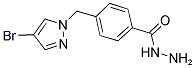 4-(4-BROMO-PYRAZOL-1-YLMETHYL)-BENZOIC ACID HYDRAZIDE Structure