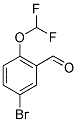 5-BROMO-2-(DIFLUOROMETHOXY)BENZALDEHYDE Structure