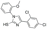 4-(2,4-DICHLORO-PHENYL)-1-(2-METHOXY-PHENYL)-1H-IMIDAZOLE-2-THIOL Struktur