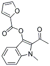 2-ACETYL-1-METHYL-1H-INDOL-3-YL 2-FUROATE Structure