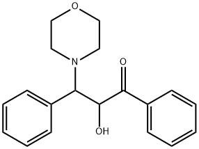 2-HYDROXY-3-MORPHOLINO-1,3-DIPHENYL-1-PROPANONE Struktur