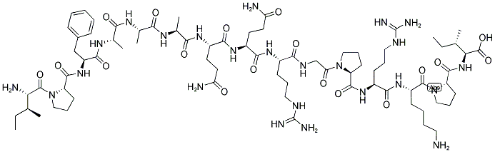 H-ILE-PRO-PHE-ALA-ALA-ALA-GLN-GLN-ARG-GLY-PRO-ARG-LYS-PRO-ILE-OH