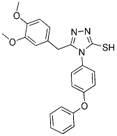 5-(3,4-DIMETHOXY-BENZYL)-4-(4-PHENOXY-PHENYL)-4H-[1,2,4]TRIAZOLE-3-THIOL Struktur