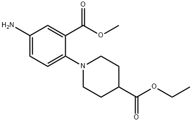 ETHYL 1-[4-AMINO-2-(METHOXYCARBONYL)PHENYL]-4-PIPERIDINECARBOXYLATE price.