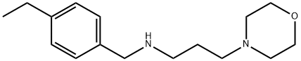 (4-ETHYL-BENZYL)-(3-MORPHOLIN-4-YL-PROPYL)-AMINE|N-(4-乙基芐基)-3-嗎啉丙烷-1-胺