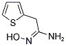 N-HYDROXY-2-THIOPHEN-2-YL-ACETAMIDINE Struktur