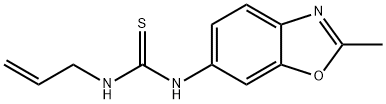 N-ALLYL-N'-(2-METHYL-1,3-BENZOXAZOL-6-YL)THIOUREA Struktur