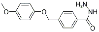 4-(4-METHOXY-PHENOXYMETHYL)-BENZOIC ACID HYDRAZIDE Struktur