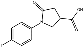 1-(4-IODOPHENYL)-5-OXOPYRROLIDINE-3-CARBOXYLIC ACID Struktur