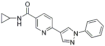 N-CYCLOPROPYL-6-(1-PHENYL-1H-PYRAZOL-4-YL)NICOTINAMIDE