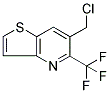 6-CHLOROMETHYL-5-(TRIFLUOROMETHYL)THIENO[3,2-B]PYRIDINE Struktur