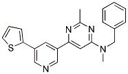N-BENZYL-N,2-DIMETHYL-6-(5-THIEN-2-YLPYRIDIN-3-YL)PYRIMIDIN-4-AMINE|