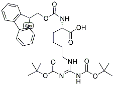 FMOC-L-HOARG(BOC)2-OH Structure