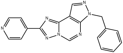 7-BENZYL-2-PYRIDIN-4-YL-7H-PYRAZOLO[4,3-E][1,2,4]TRIAZOLO[1,5-C]PYRIMIDINE Structure