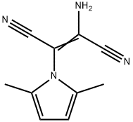 (E)-2-AMINO-3-(2,5-DIMETHYL-1H-PYRROL-1-YL)-2-BUTENEDINITRILE Structure