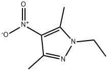 1-ETHYL-3,5-DIMETHYL-4-NITRO-1H-PYRAZOLE Struktur