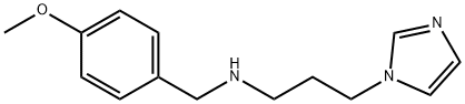 (3-IMIDAZOL-1-YL-PROPYL)-(4-METHOXY-BENZYL)-AMINE Struktur