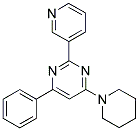 4-PHENYL-6-PIPERIDIN-1-YL-2-PYRIDIN-3-YLPYRIMIDINE Structure