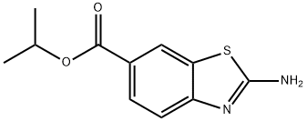 2-AMINO-BENZOTHIAZOLE-6-CARBOXYLIC ACID ISOPROPYL ESTER Structure